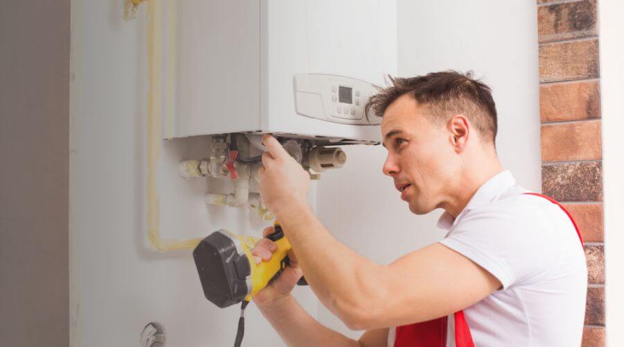 Local water heater installation in Branchville, IN